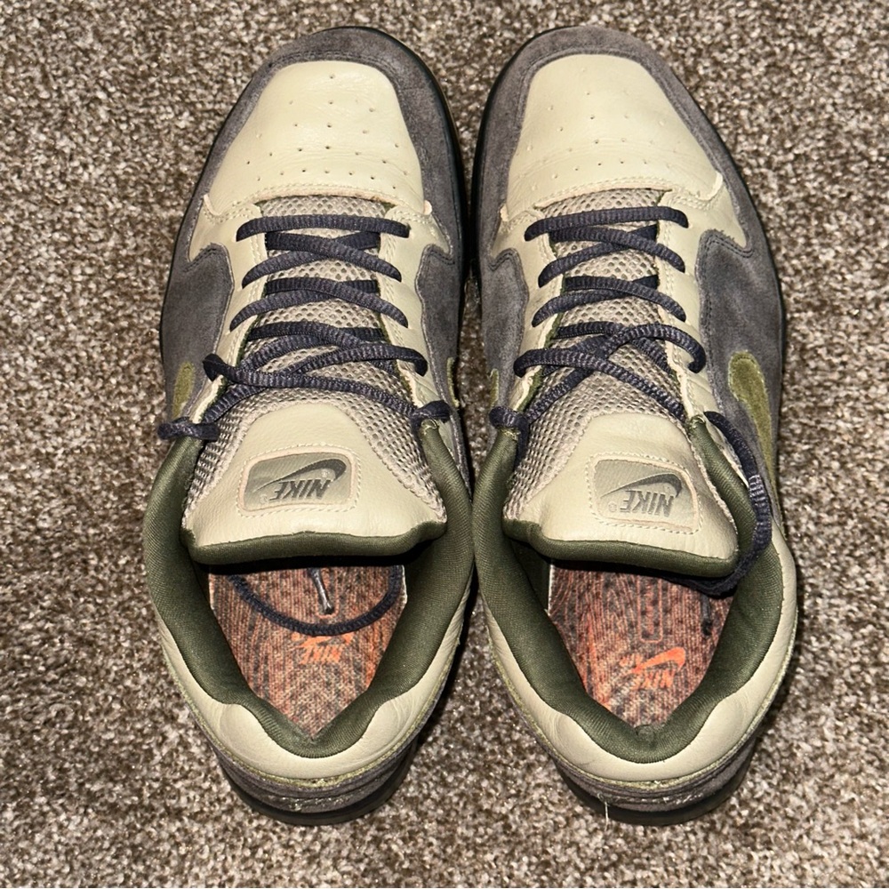 Vintage Retro Nike Zoom Air Angus Suede Brown 2004 Men’s SZ 9.5 Skateboard Y2K - Picture 6 of 14
